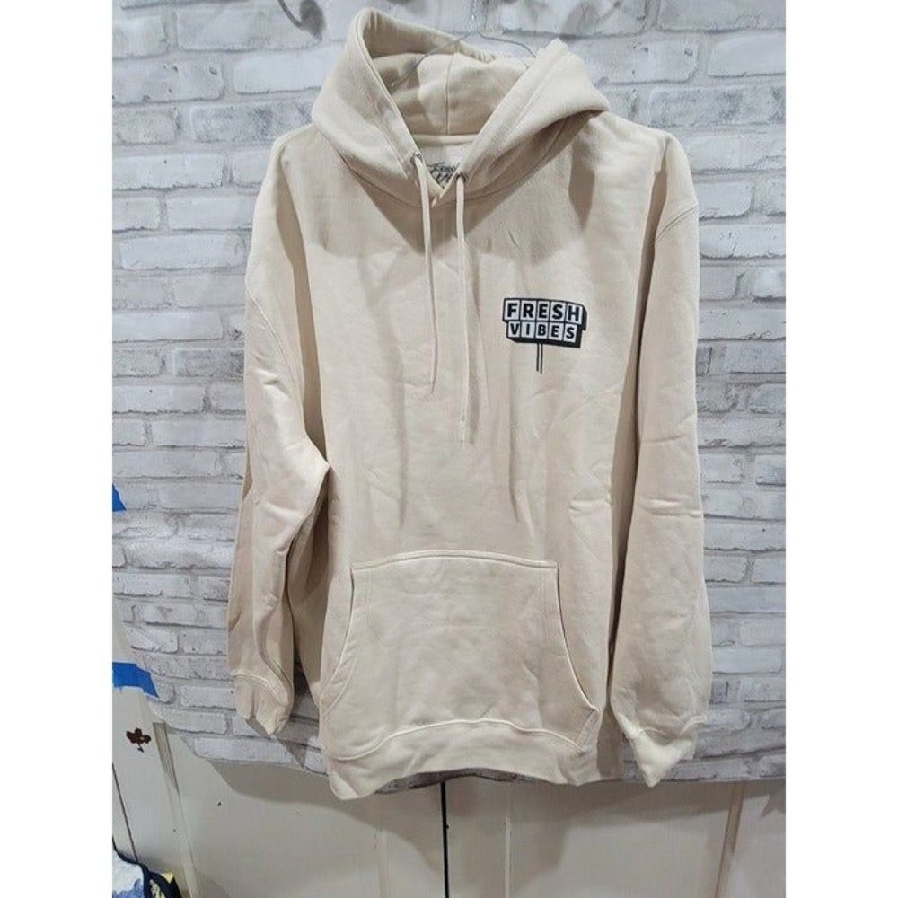 FRESH VIBES Brick‎ Mortar Store Pure Smoke Mens Hoodie 2XL NWOT
